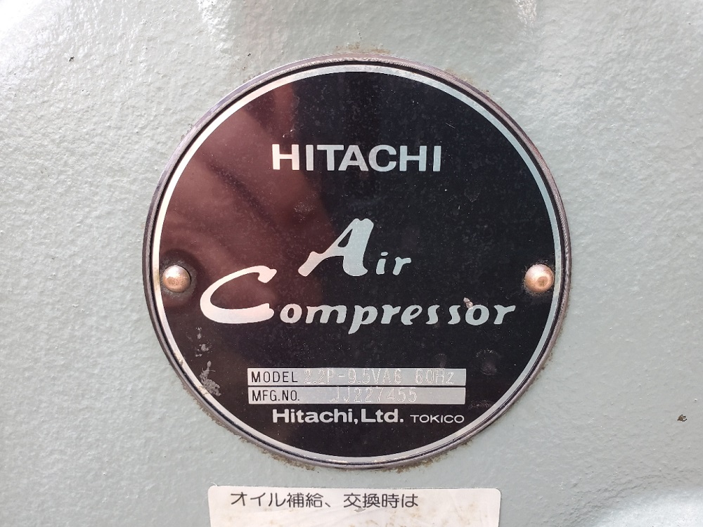 日立製　レシプロコンプレッサー　2.2ｋｗ　60HZ